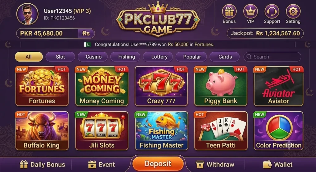 PKClub77 Game