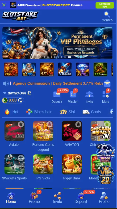 Slotstake bet game